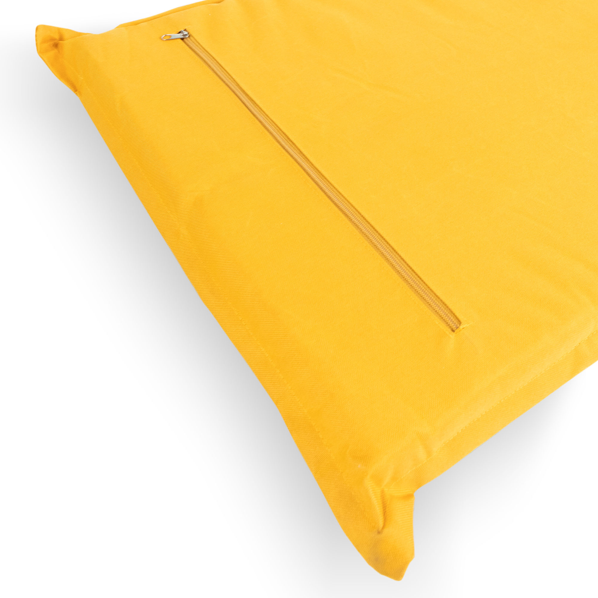 Cojín Mostaza en Lona Poliéster UV para Reposera 190x50x5cm - Imagen 2