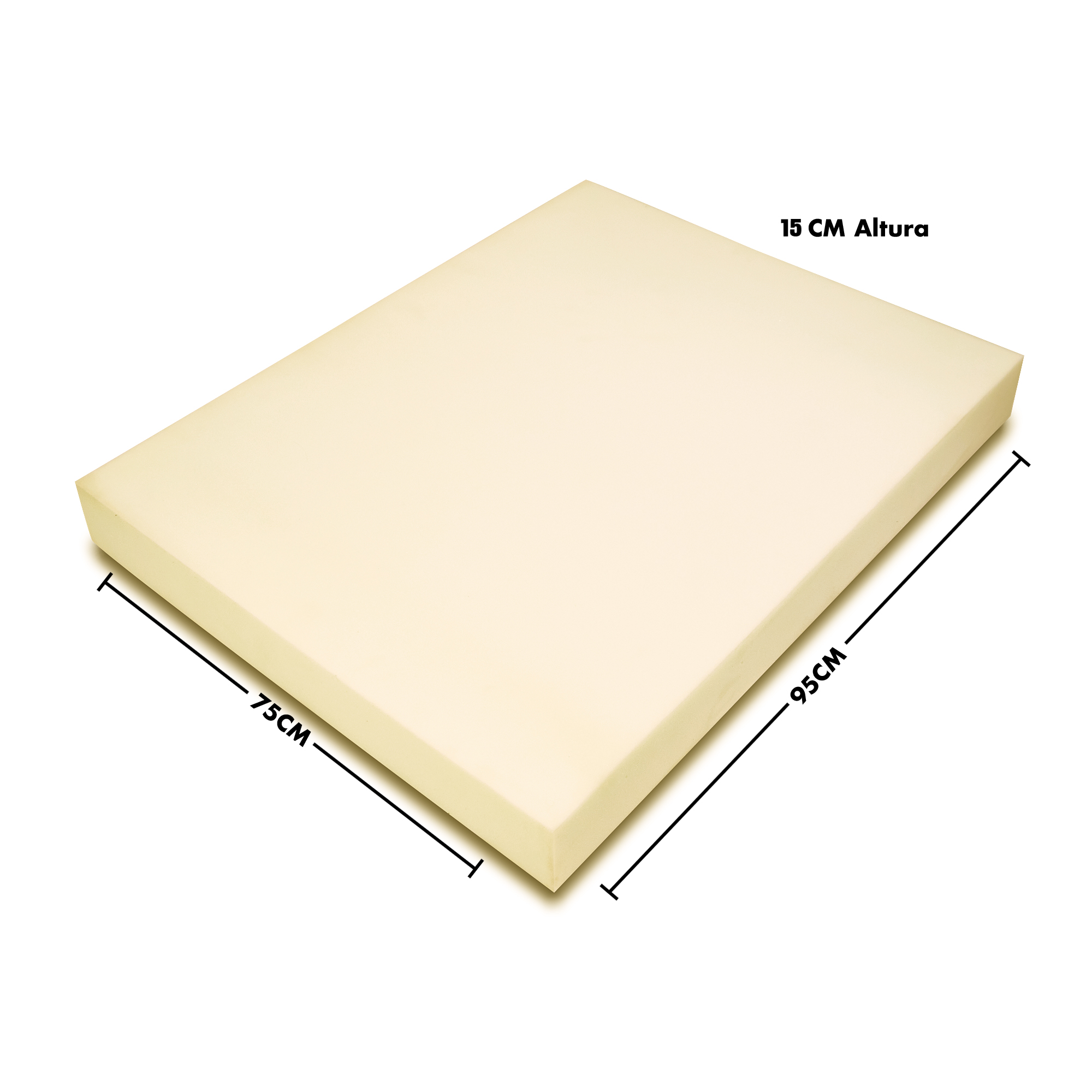 Lámina de espuma D-30 / CORTE 95cm X 75cm X 15cm