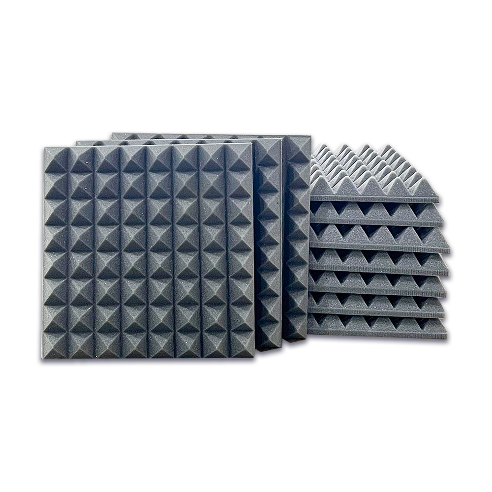 Espuma Acústica Piramidal Fonoabsorbente D24 (10 piezas) 48x48x4cm