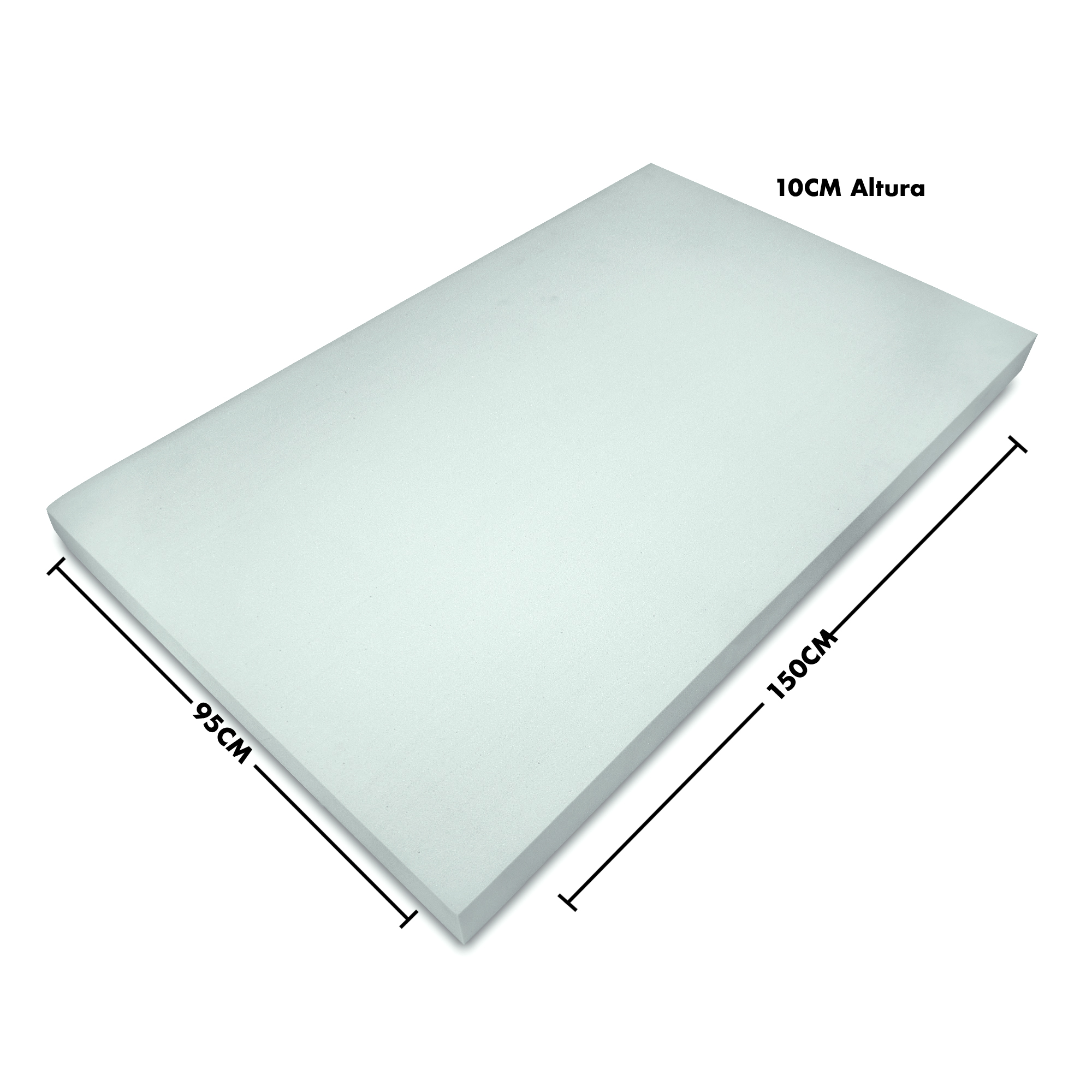 Lámina de espuma D-21 – CORTE 150cm X 95cm X 10cm