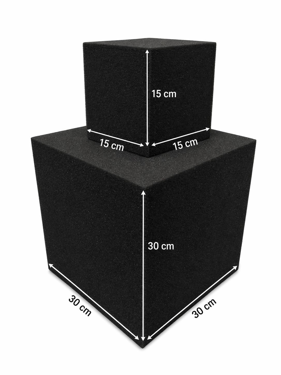 Cubos de Espuma Acústica Profesional Pack 15x15 / 30x30